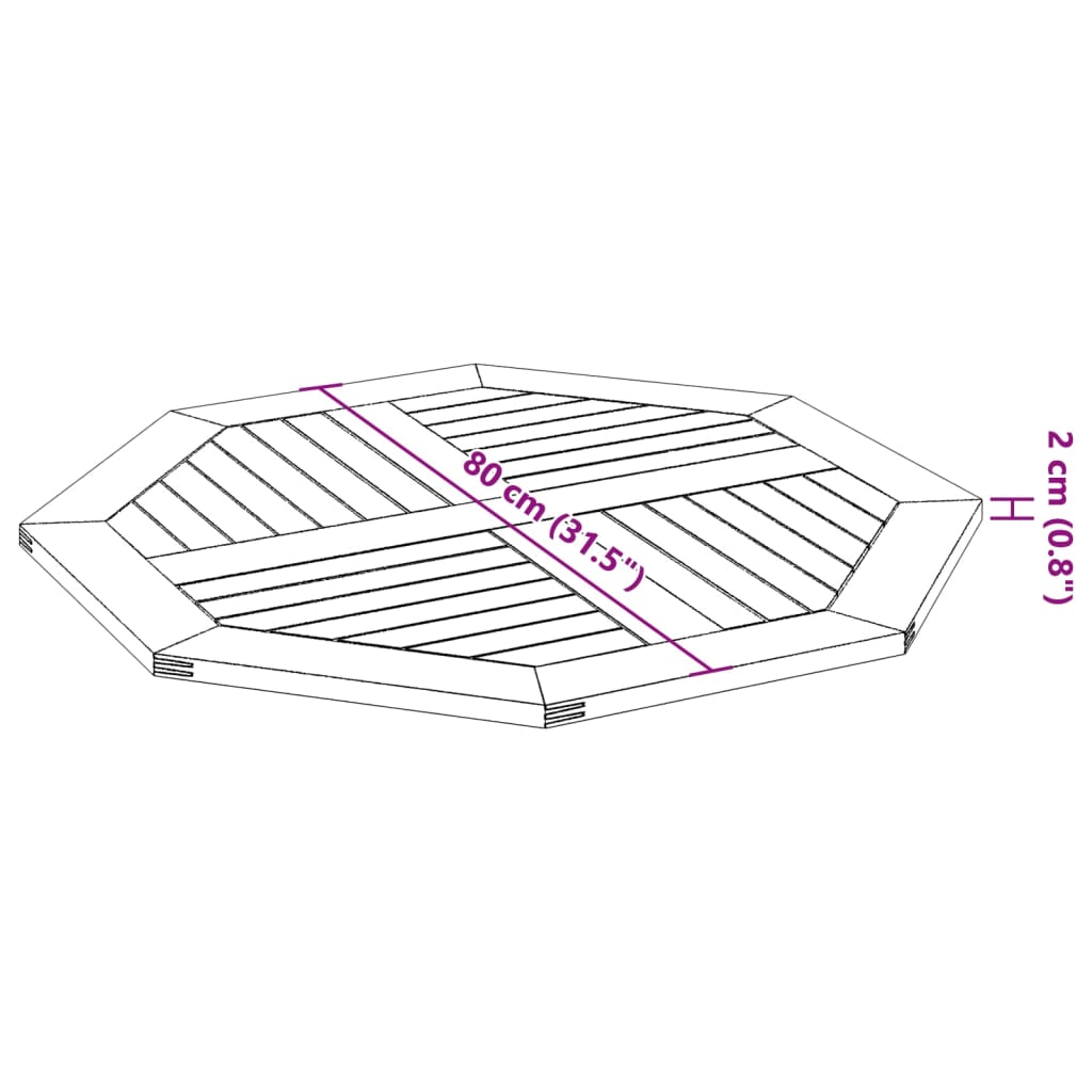 8721102630804_g_en_hd_7 vidaXL Table Top 80x80x2.2 cm Octagonal Solid Wood Acacia - Image 8