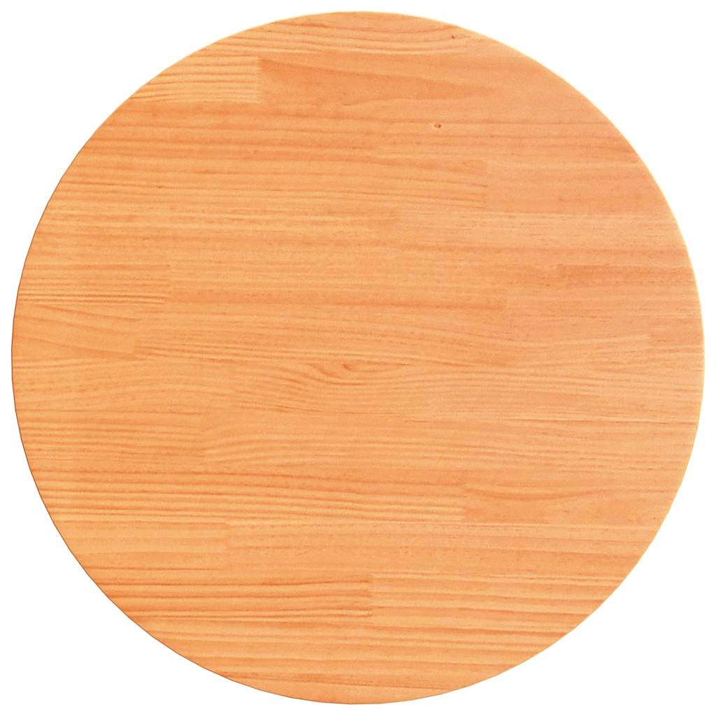 8721102631306_a_en_hd_1 vidaXL Table Top Round Wax Brown Ø50x2.5 cm Solid Wood Pine - Image 2