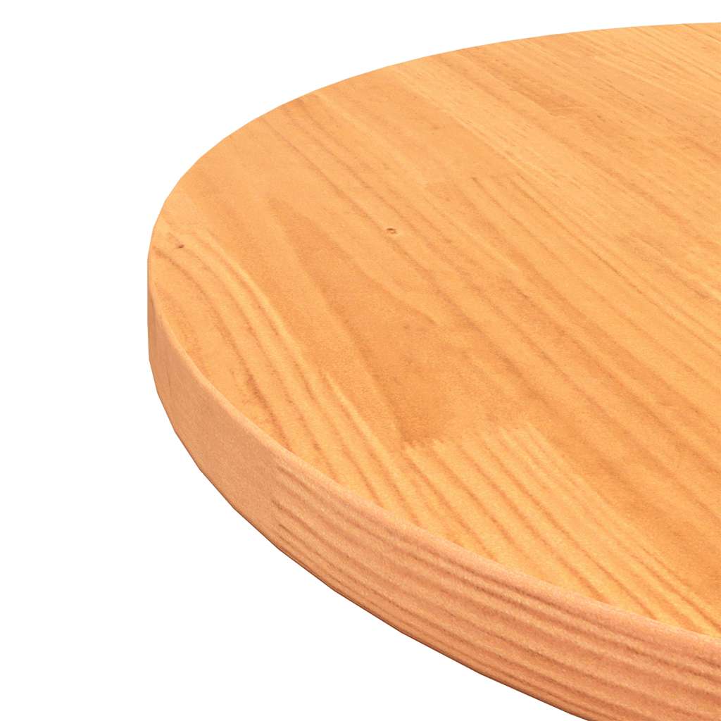 8721102631306_g_en_hd_4 vidaXL Table Top Round Wax Brown Ø50x2.5 cm Solid Wood Pine - Image 6