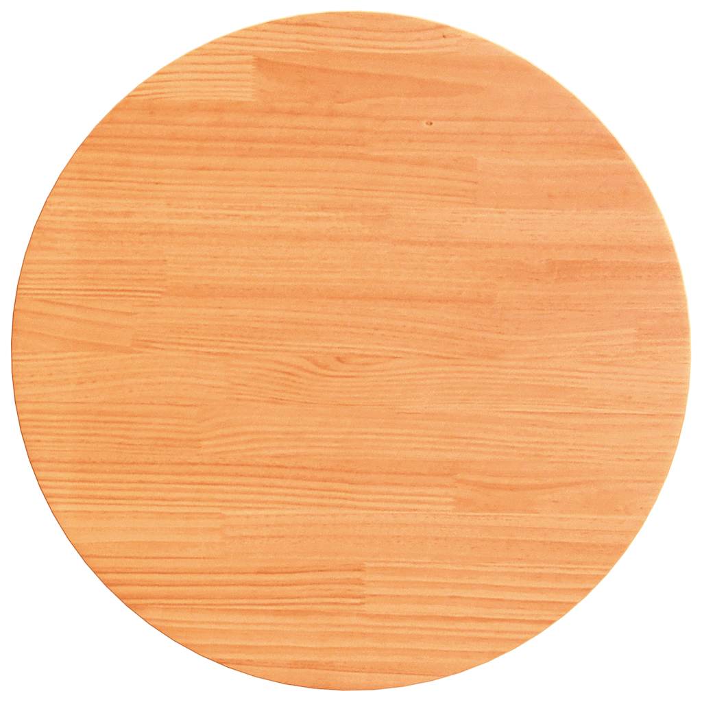 8721102631320_a_en_hd_1 vidaXL Table Top Round Wax Brown Ø70x2.5 cm Solid Wood Pine - Image 2