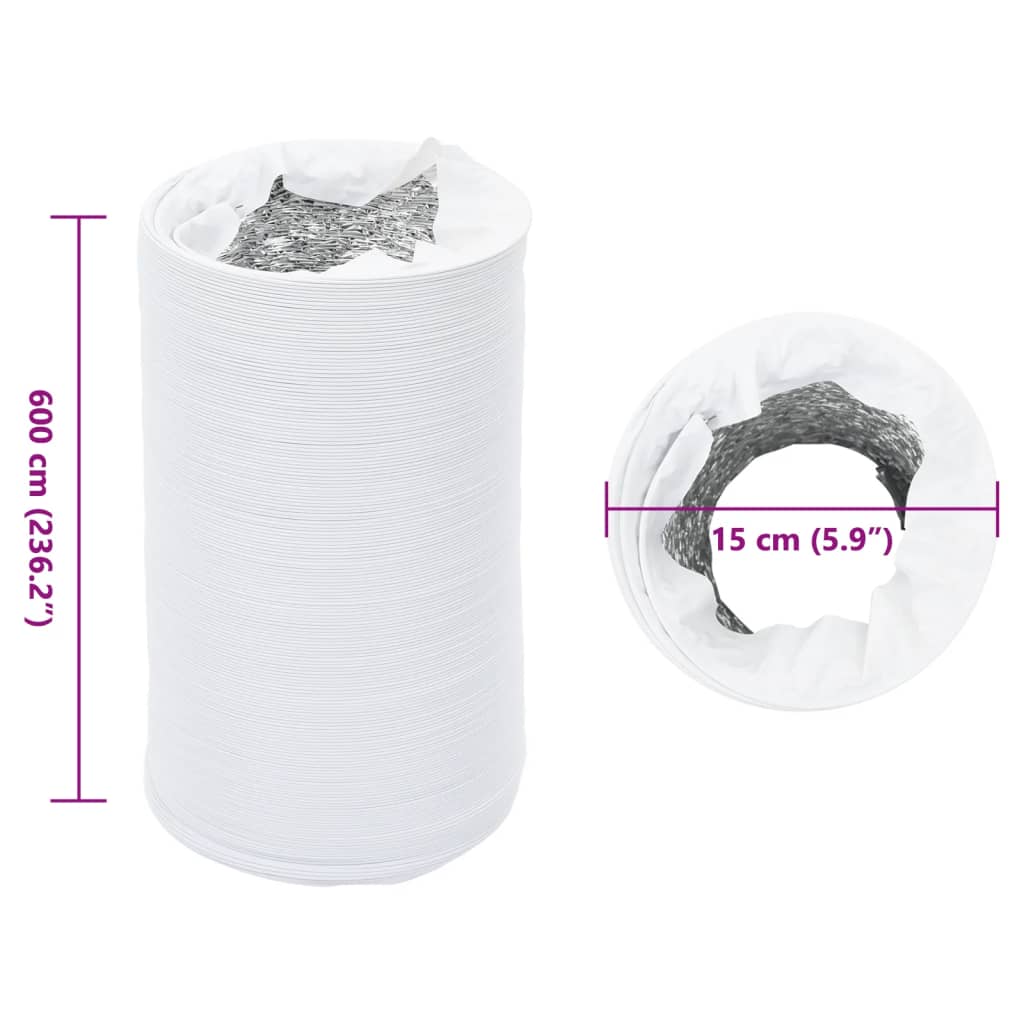 8721102631559_g_en_hd_8 vidaXL Ventilation Duct Aluminium and PVC 6 m Ø15 cm - Image 9