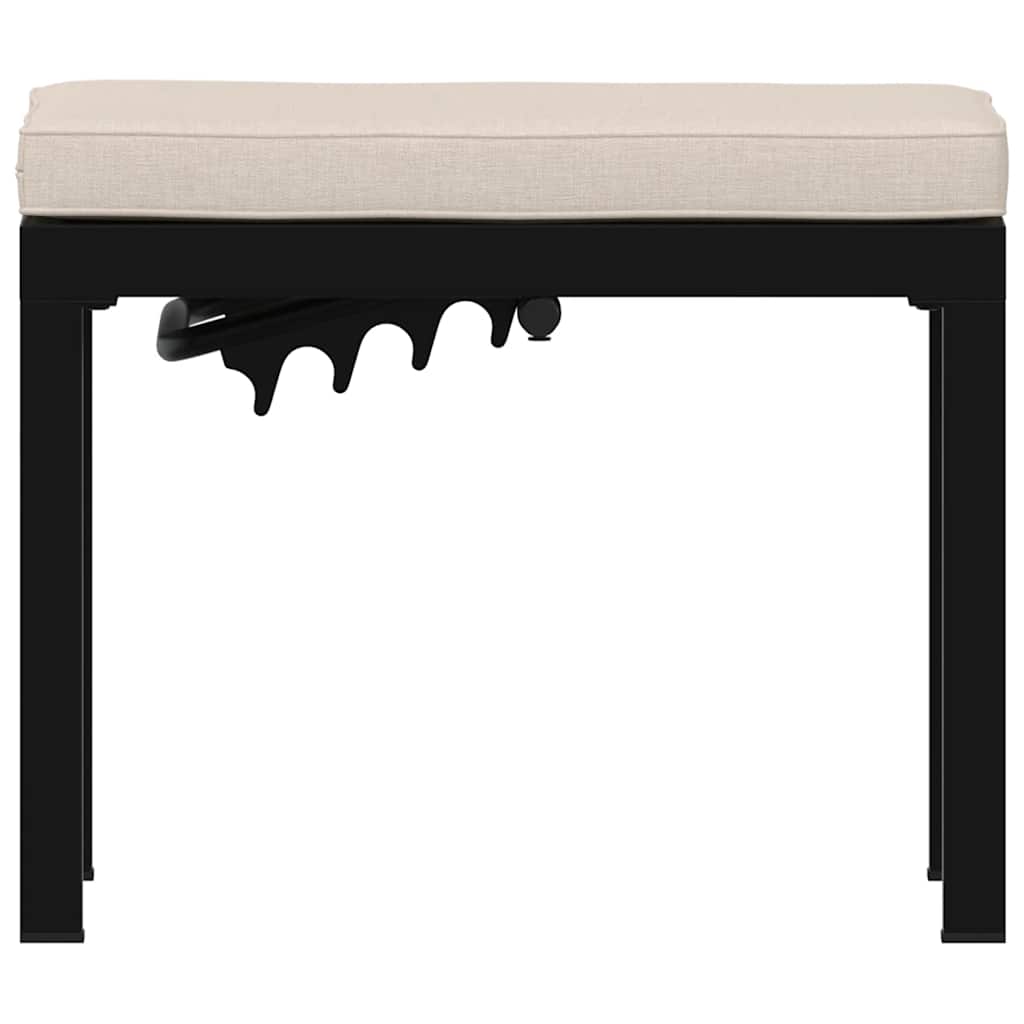 8721102632020_g_en_hd_1 vidaXL Garden Stool with Cushion Black Powder-coated Steel - Image 3
