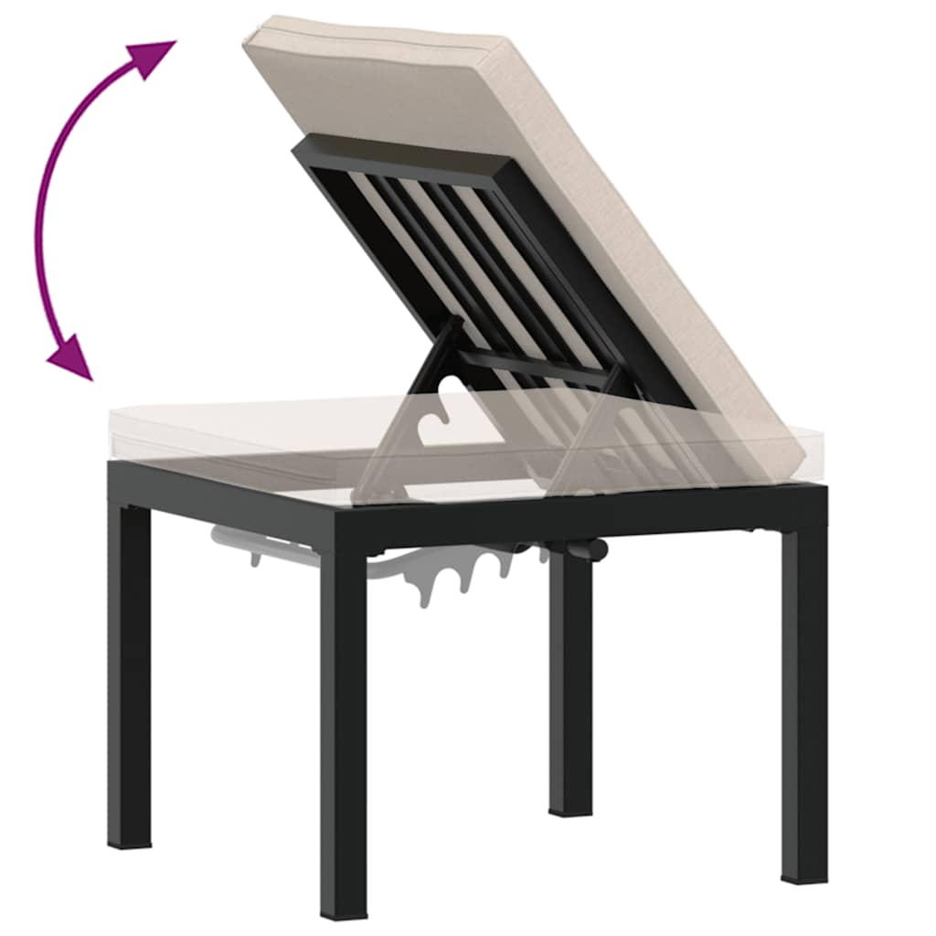 8721102632020_g_en_hd_4 vidaXL Garden Stool with Cushion Black Powder-coated Steel - Image 6