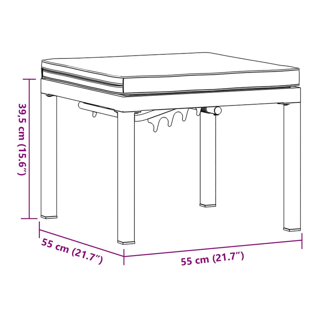 8721102632051_g_en_hd_7 vidaXL Garden Stool with Cushion Black Powder-coated Steel - Image 9