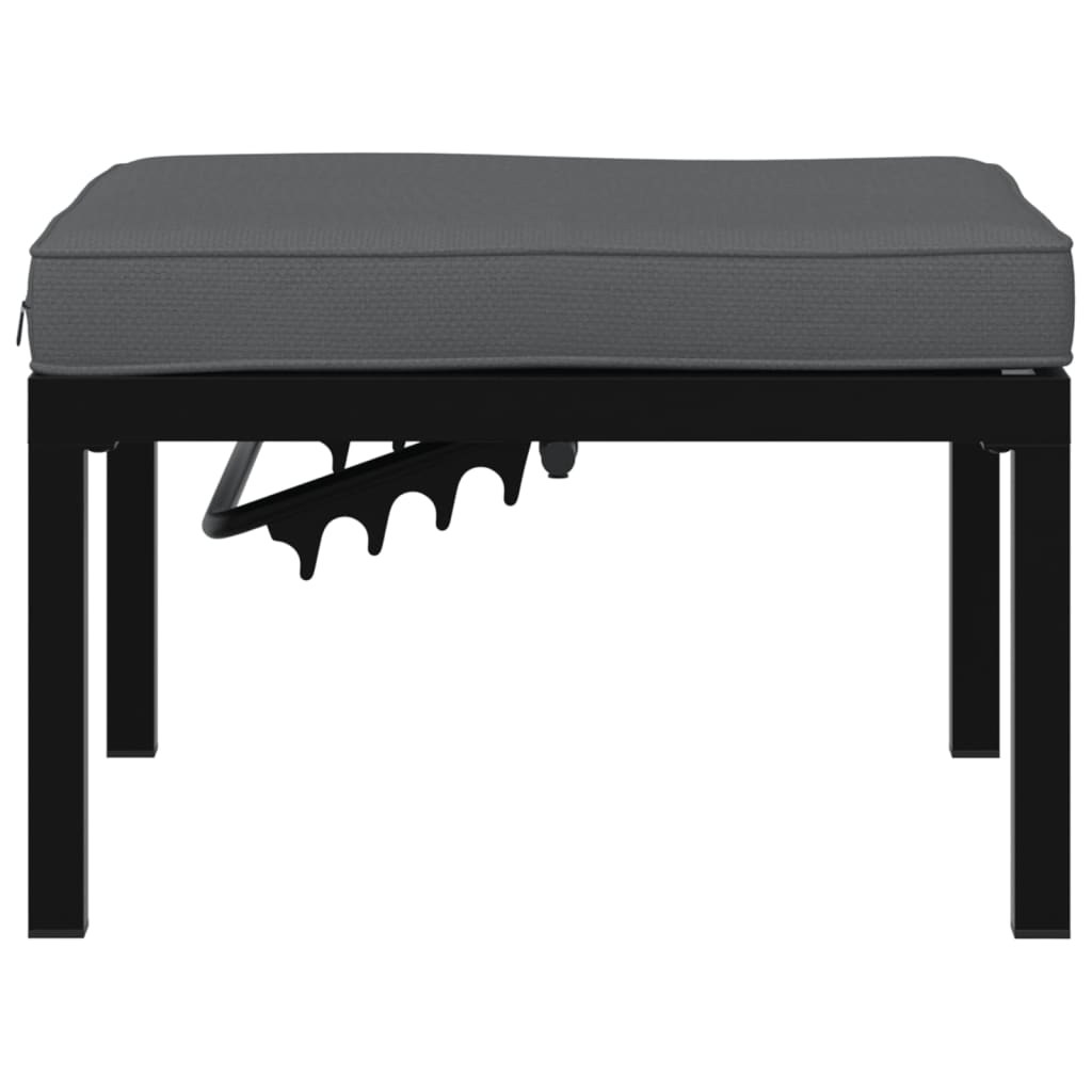 8721102632105_g_en_hd_1 vidaXL Garden Stool with Cushion Black Aluminium - Image 3