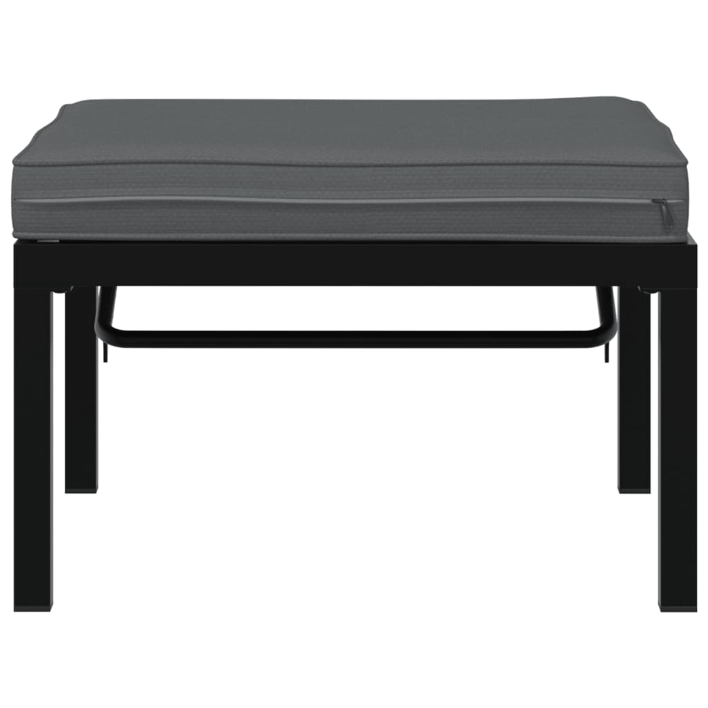 8721102632105_g_en_hd_2 vidaXL Garden Stool with Cushion Black Aluminium - Image 4