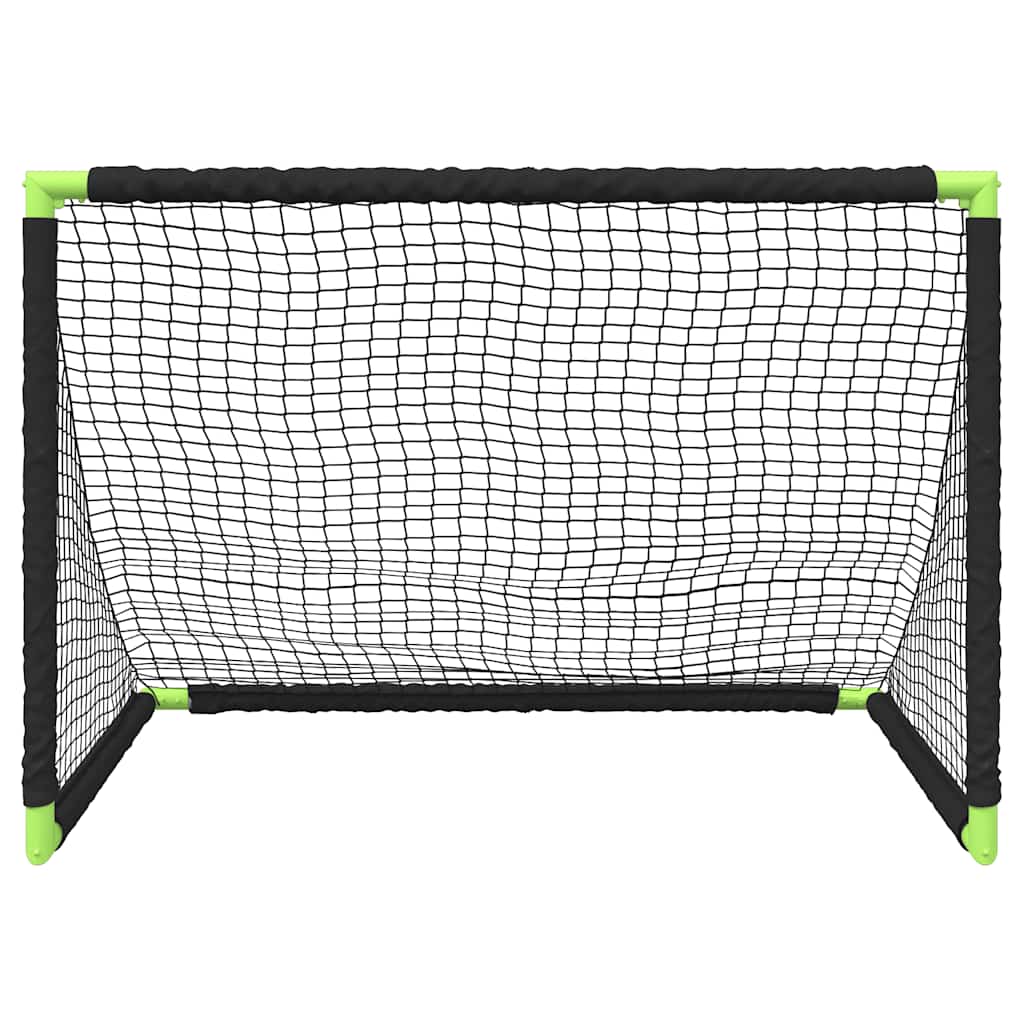 8721102632709_g_en_hd_3 vidaXL Kids' Football Goal Foldable Black 90x64x64 cm - Image 5