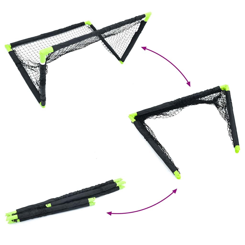 8721102632709_g_en_hd_6 vidaXL Kids' Football Goal Foldable Black 90x64x64 cm - Image 8