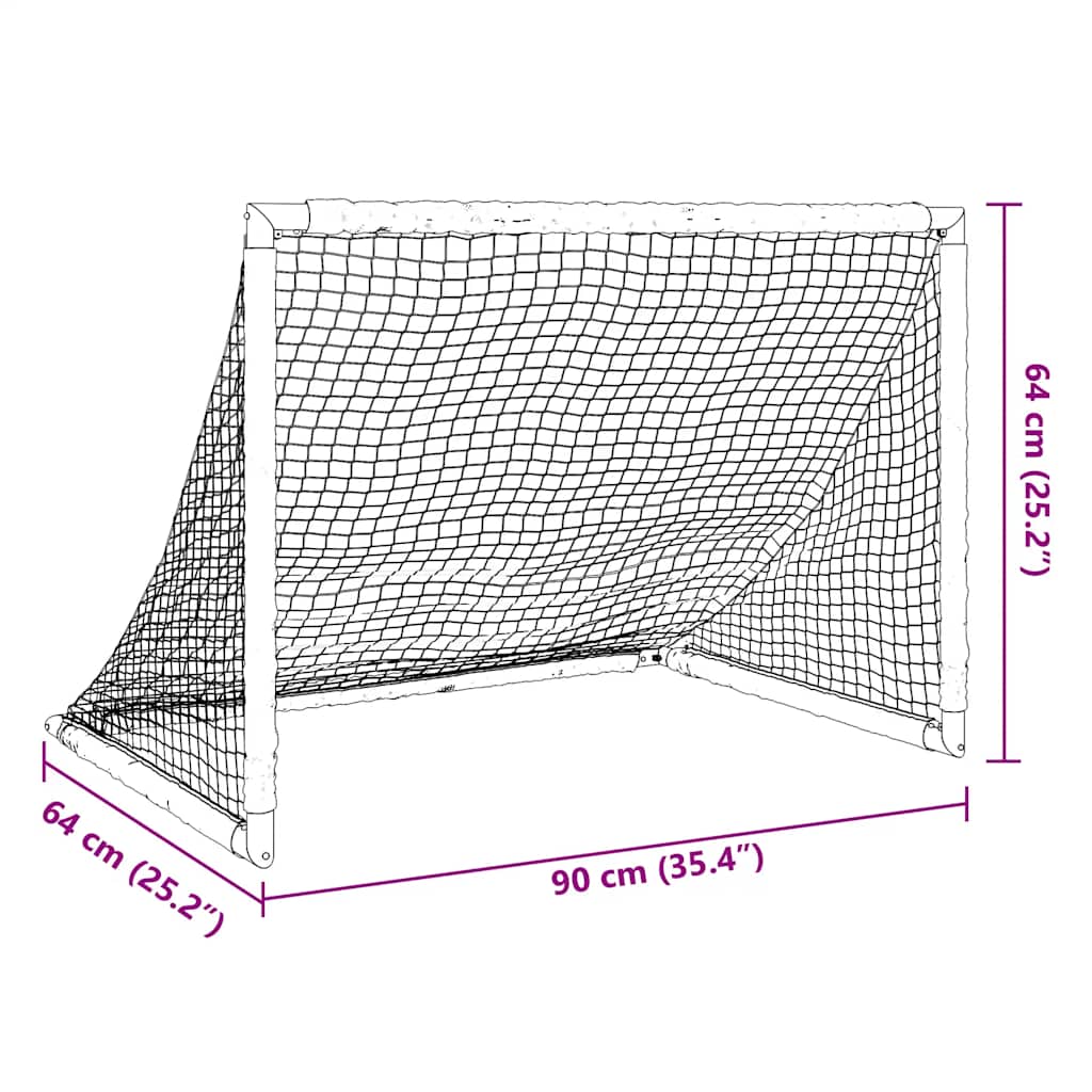8721102632709_g_en_hd_8 vidaXL Kids' Football Goal Foldable Black 90x64x64 cm - Image 10
