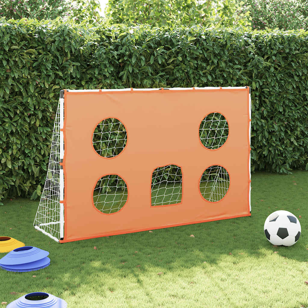 8721102632716_g_en_hd_1 vidaXL Kids' Football Goal with Targeting Mat and Ball 182x62x118 cm - Image 3