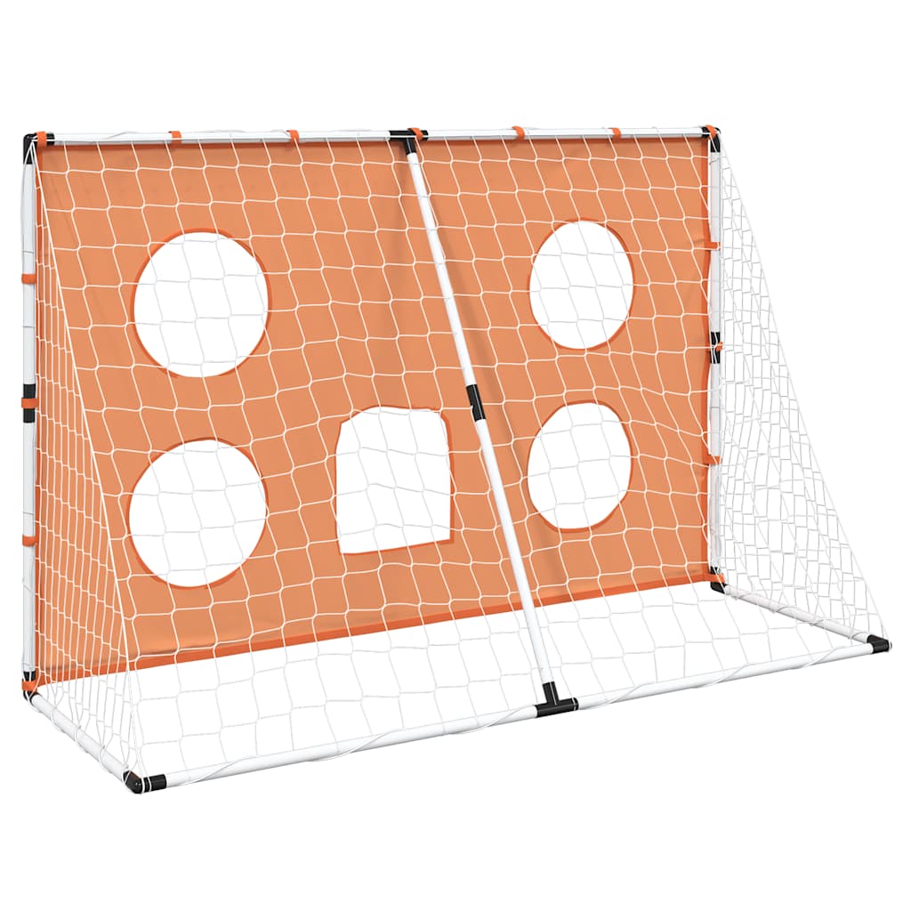 8721102632716_g_en_hd_5 vidaXL Kids' Football Goal with Targeting Mat and Ball 182x62x118 cm - Image 7
