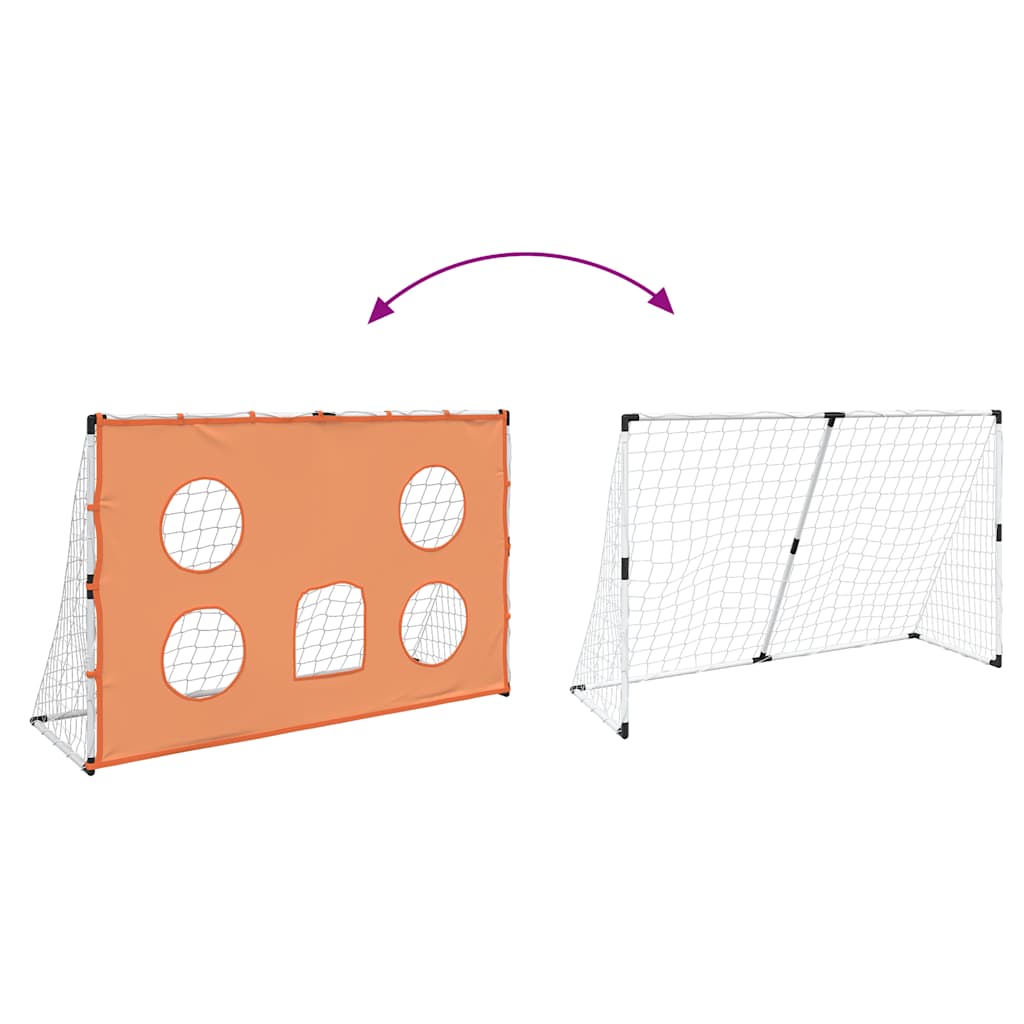 8721102632716_g_en_hd_6 vidaXL Kids' Football Goal with Targeting Mat and Ball 182x62x118 cm - Image 8