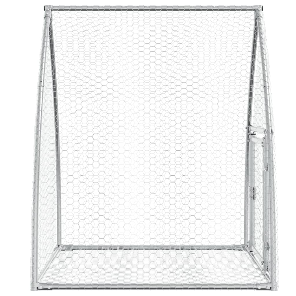 8721102639982_g_en_hd_4 vidaXL Rabbit Hutch Silver 100x105x120 cm Galvanised Steel - Image 6