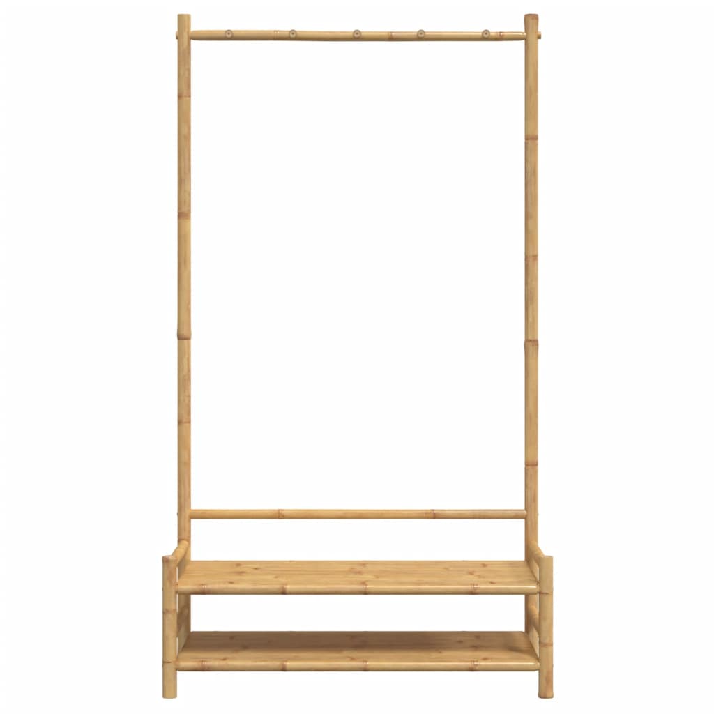 8721102640599_g_en_hd_3 vidaXL Clothes Rack with Shelves 103x40x183 cm Bamboo - Image 5