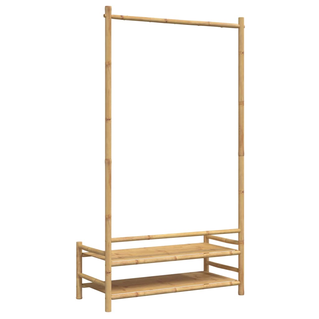 8721102640599_g_en_hd_5 vidaXL Clothes Rack with Shelves 103x40x183 cm Bamboo - Image 7