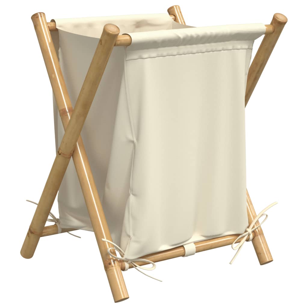 8721102640629_a_en_hd_1 vidaXL Laundry Basket Cream White 45x55x63.5 cm Bamboo - Image 2
