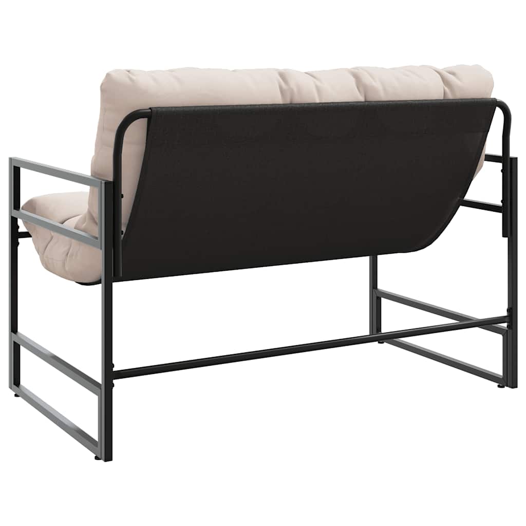 8721102642319_g_en_hd_5 vidaXL Garden Bench with Cushion Taupe 113 cm Steel - Image 7