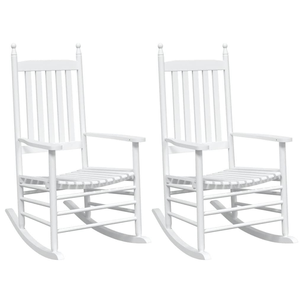 8721102642531_a_en_hd_1 vidaXL Rocking Chairs with Curved Seats 2 pcs White Solid Wood Fir - Image 2