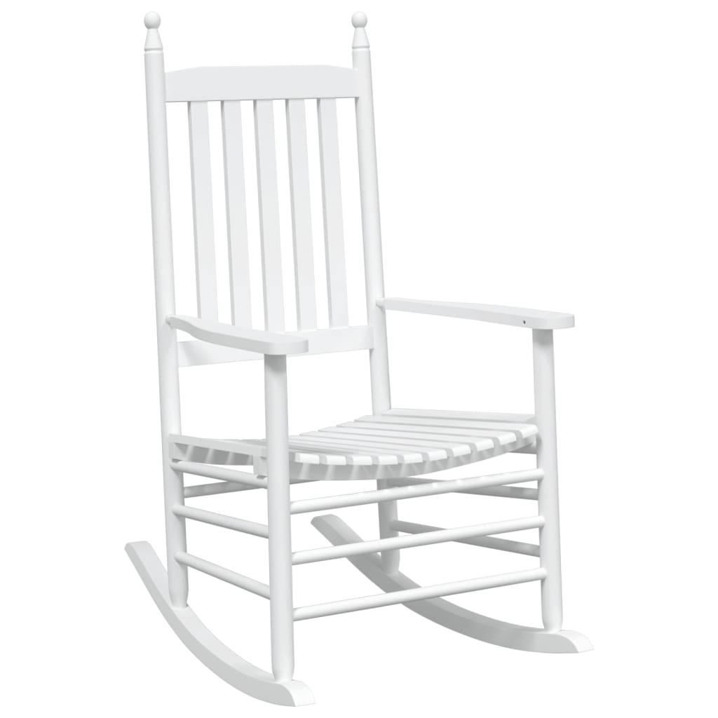 8721102642531_g_en_hd_2 vidaXL Rocking Chairs with Curved Seats 2 pcs White Solid Wood Fir - Image 4