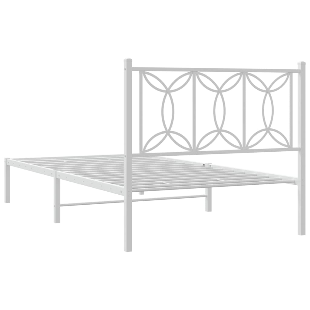 8721102644368_g_en_hd_4 vidaXL Metal Bed Frame without Mattress with Headboard White 107x203 cm King Single - Image 6