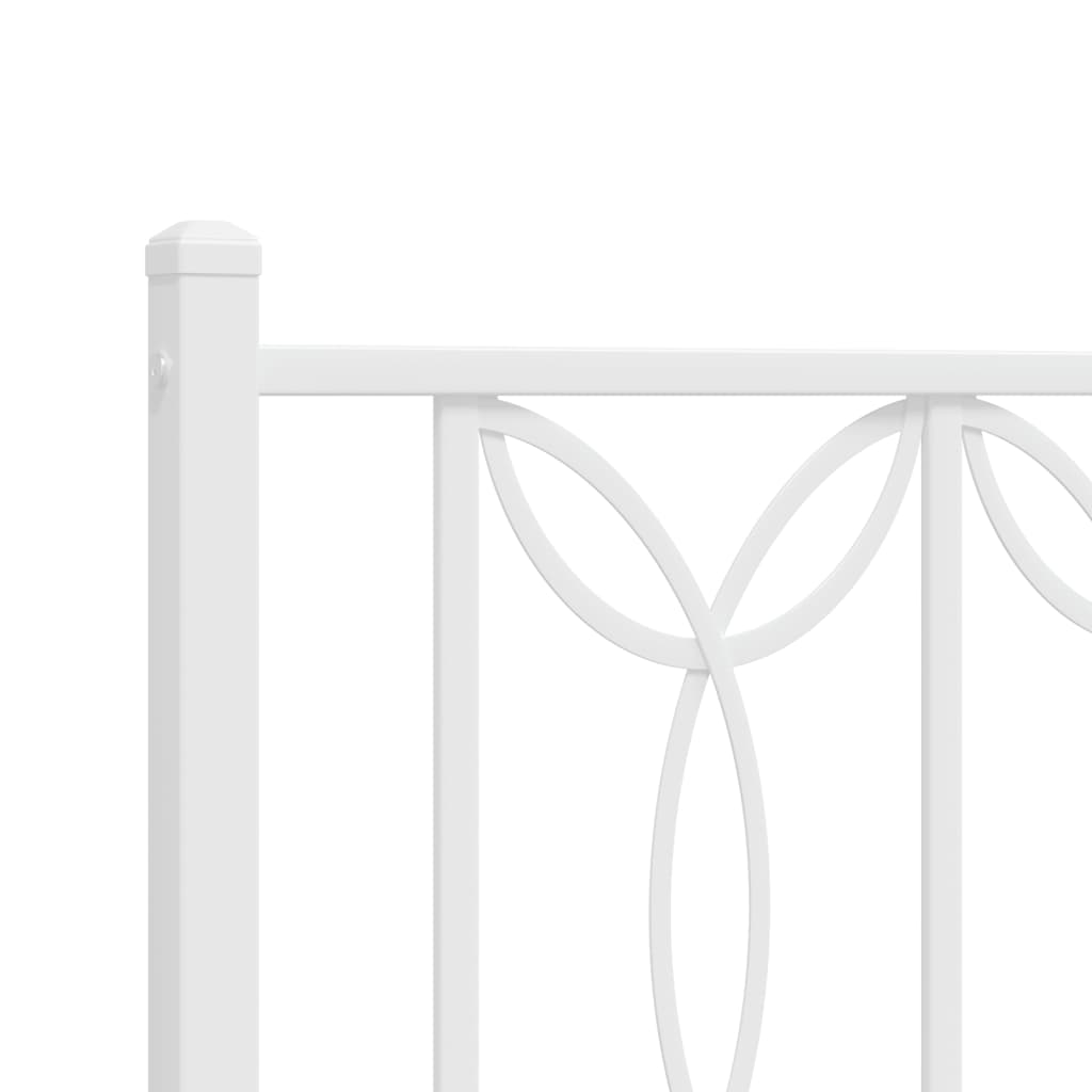 8721102644443_g_en_hd_5 vidaXL Metal Bed Frame without Mattress with Headboard White 183x203 cm King - Image 7
