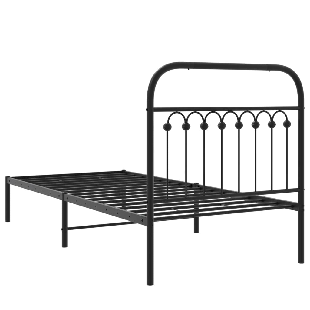 8721102644818_g_en_hd_4 vidaXL Metal Bed Frame without Mattress with Headboard Black 90x190 cm - Image 6
