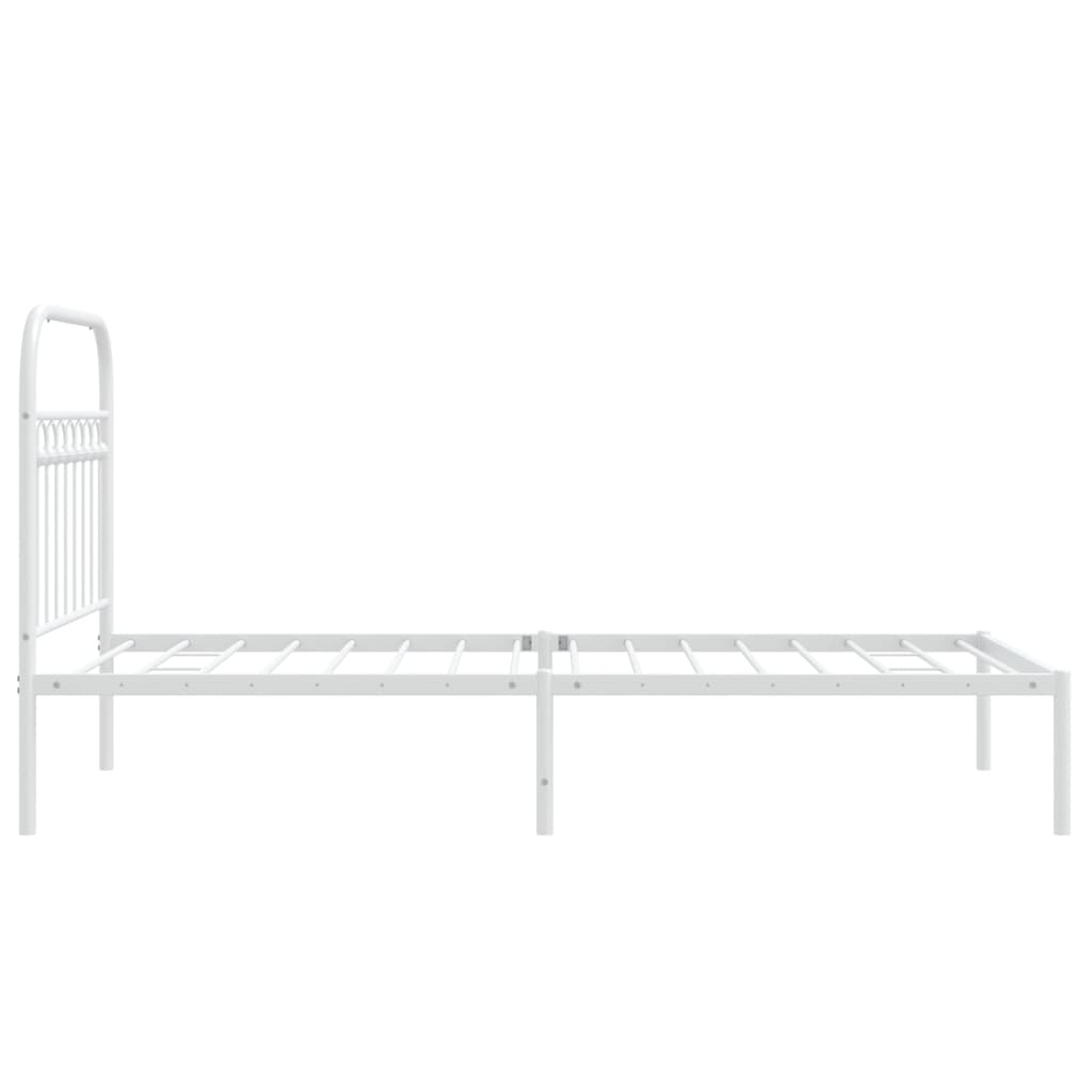 8721102645303_g_en_hd_3 vidaXL Metal Bed Frame without Mattress with Headboard White 90x190 cm - Image 5