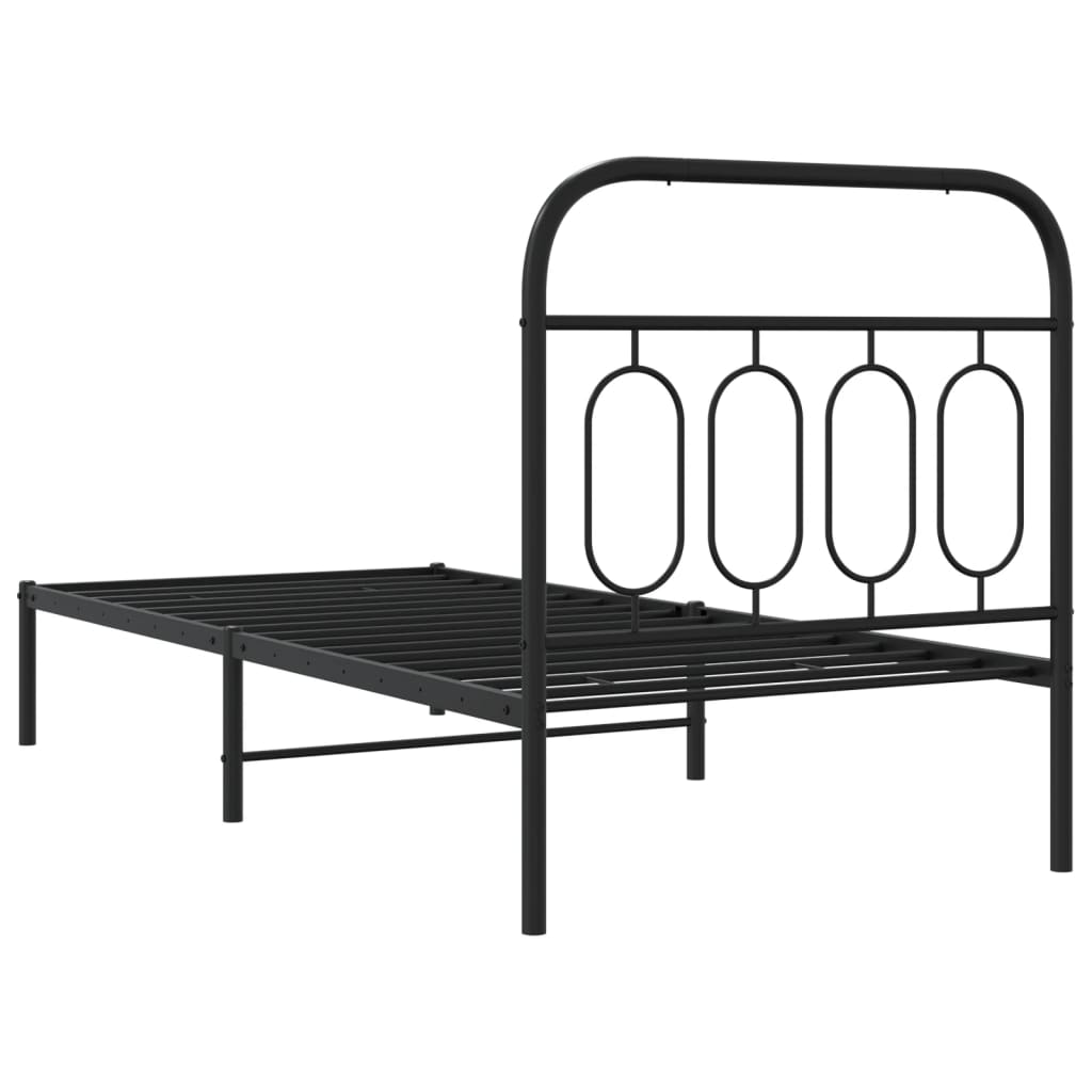 8721102645792_g_en_hd_4 vidaXL Metal Bed Frame without Mattress with Headboard Black 90x190 cm - Image 6