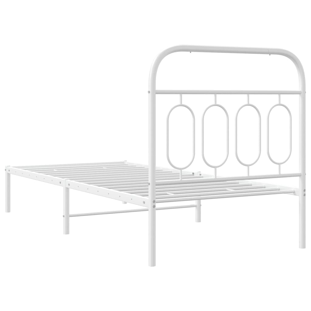 8721102646287_g_en_hd_4 vidaXL Metal Bed Frame without Mattress with Headboard White 90x190 cm - Image 6