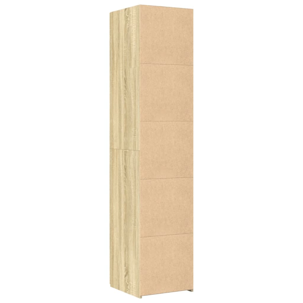 8721102654909_g_en_hd_4 vidaXL Highboard Sonoma Oak 40x42.5x185 cm Engineered Wood - Image 7