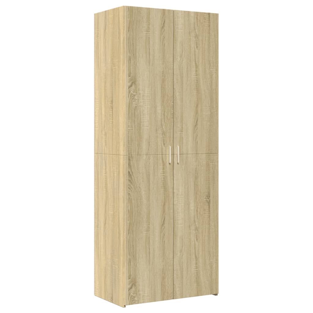 8721102655111_a_en_hd_1 vidaXL Highboard Sonoma Oak 70x42.5x185 cm Engineered Wood - Image 2