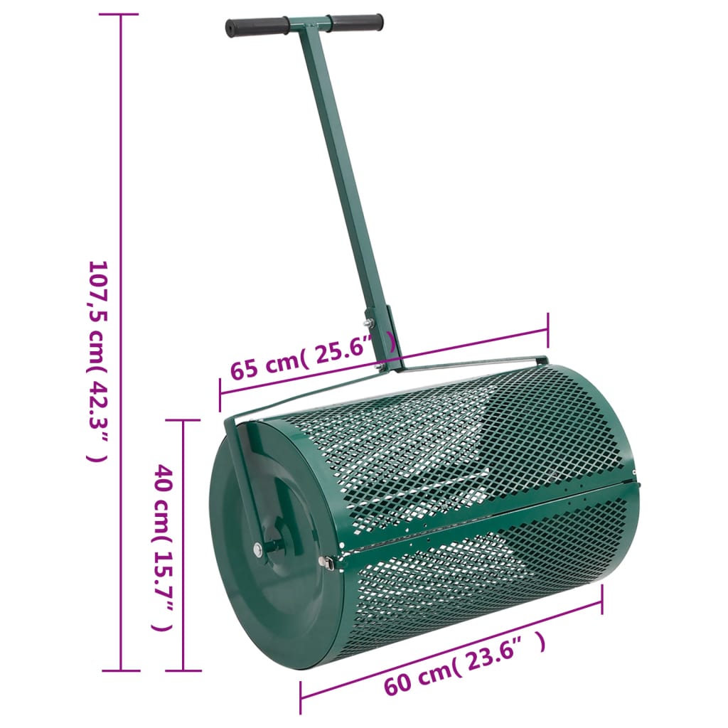 8721102663215_g_en_hd_5 vidaXL Compost Spreader 75L Green Ø40x60 cm Steel - Image 6