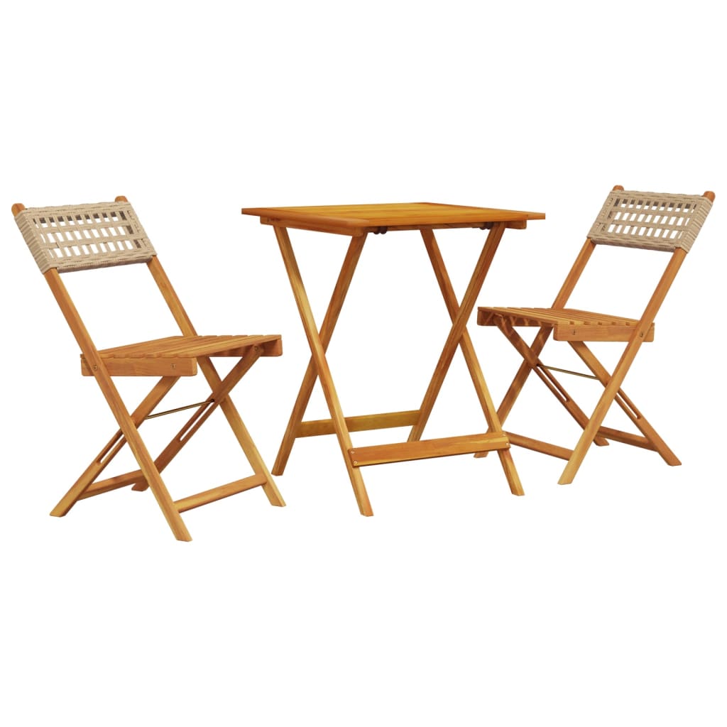 8721102663840_a_en_hd_1 vidaXL 3 Piece Bistro Set Beige Poly Rattan and Solid Wood - Image 2