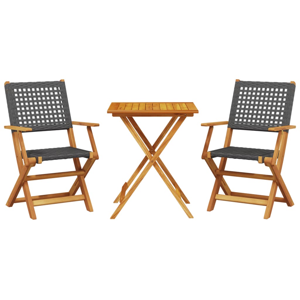 8721102664304_a_en_hd_1 vidaXL 3 Piece Bistro Set Black Poly Rattan and Solid Wood - Image 2