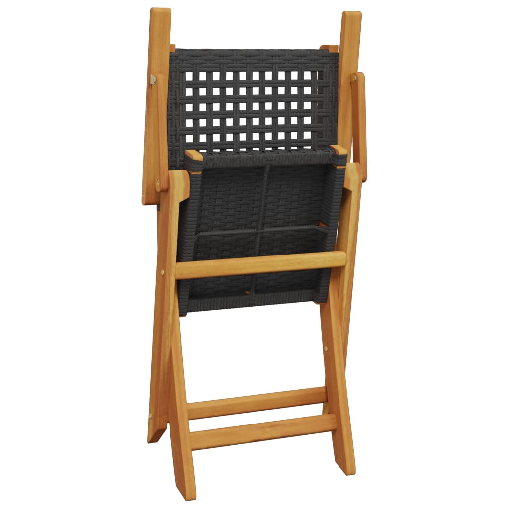 8721102664304_g_en_hd_5 vidaXL 3 Piece Bistro Set Black Poly Rattan and Solid Wood - Image 7
