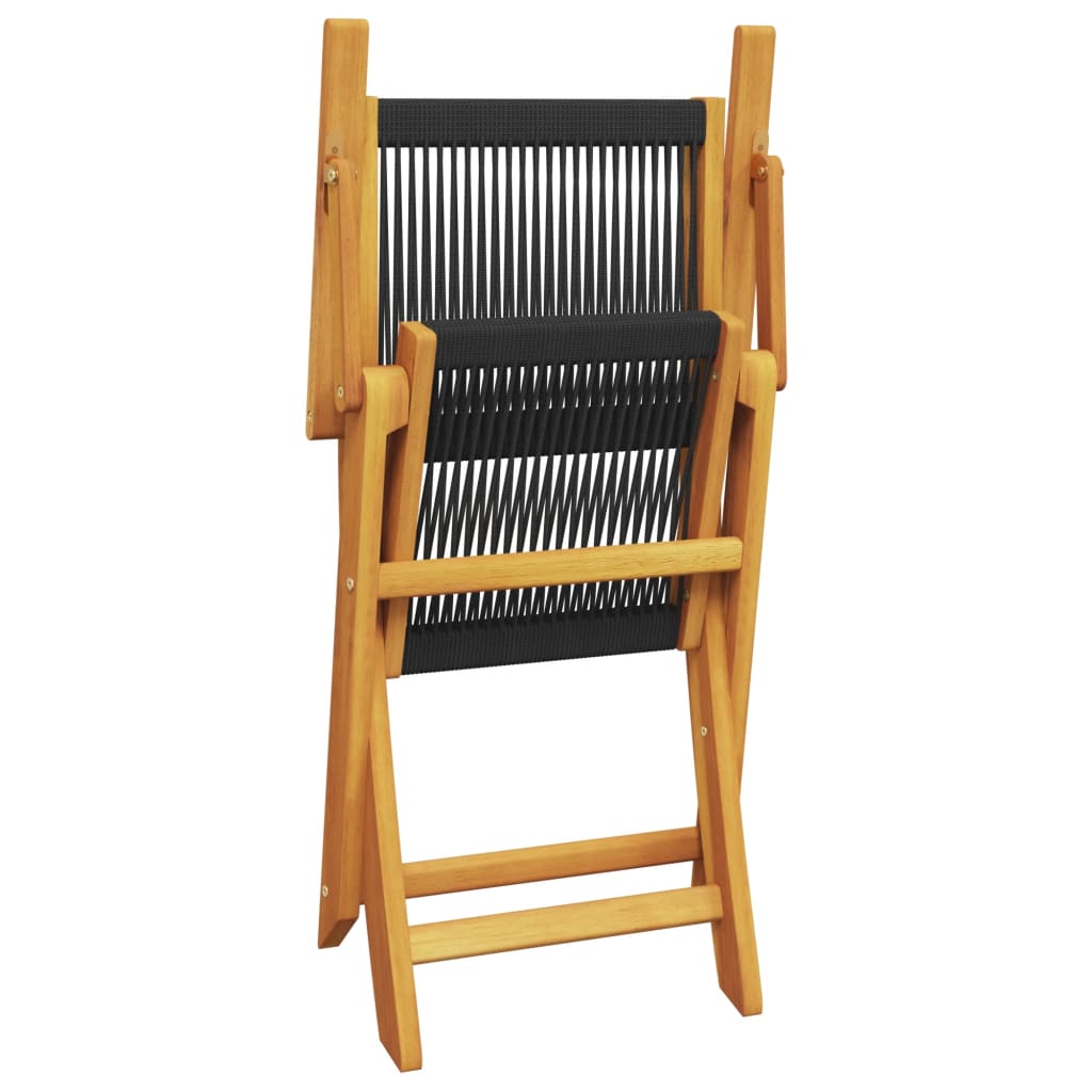 8721102664335_g_en_hd_5 vidaXL 3 Piece Bistro Set Black Polypropylene and Solid Wood - Image 7