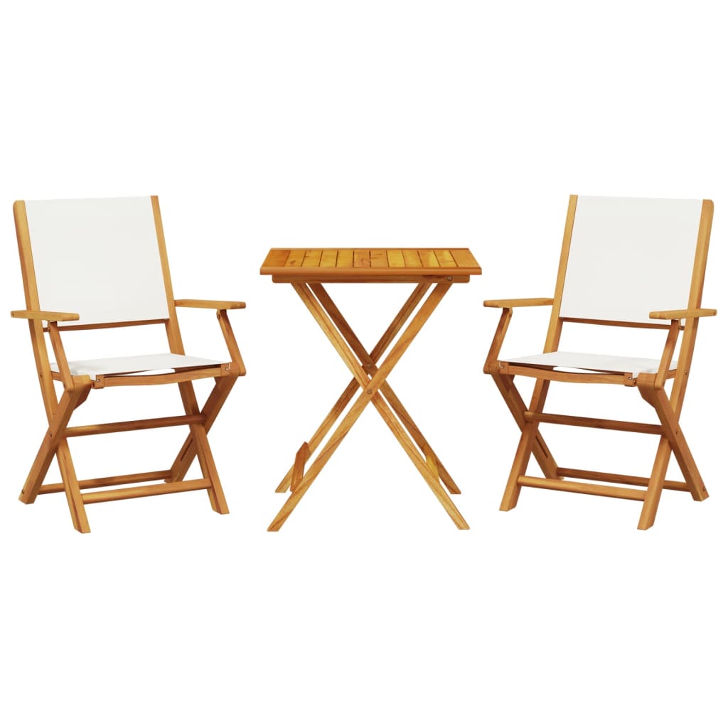 8721102664366_a_en_hd_1 vidaXL 3 Piece Bistro Set Cream White Fabric and Solid Wood - Image 2