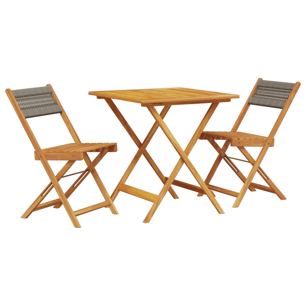 8721102664946_a_en_hd_1 vidaXL 3 Piece Bistro Set Grey Polypropylene and Solid Wood - Image 2