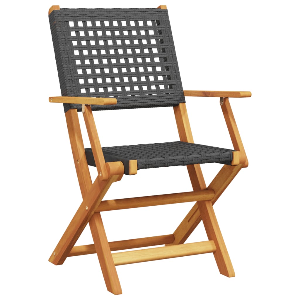 8721102665028_g_en_hd_4 vidaXL 3 Piece Bistro Set Black Poly Rattan and Solid Wood - Image 6