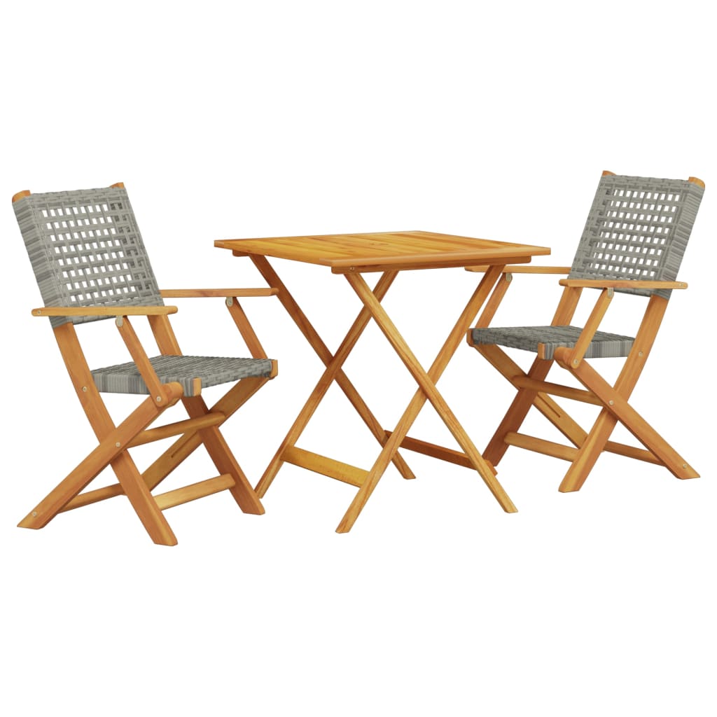 8721102665035_a_en_hd_1 vidaXL 3 Piece Bistro Set Grey Poly Rattan and Solid Wood - Image 2