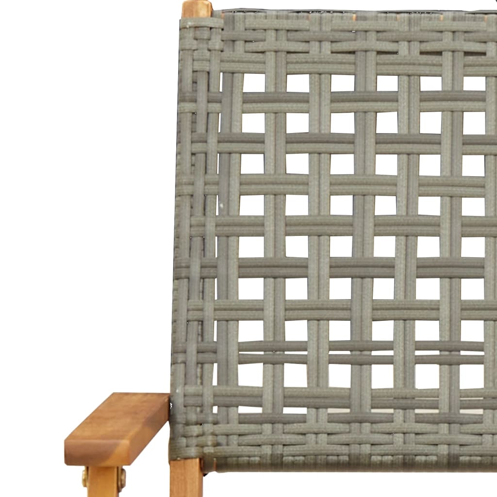 8721102665035_g_en_hd_7 vidaXL 3 Piece Bistro Set Grey Poly Rattan and Solid Wood - Image 9