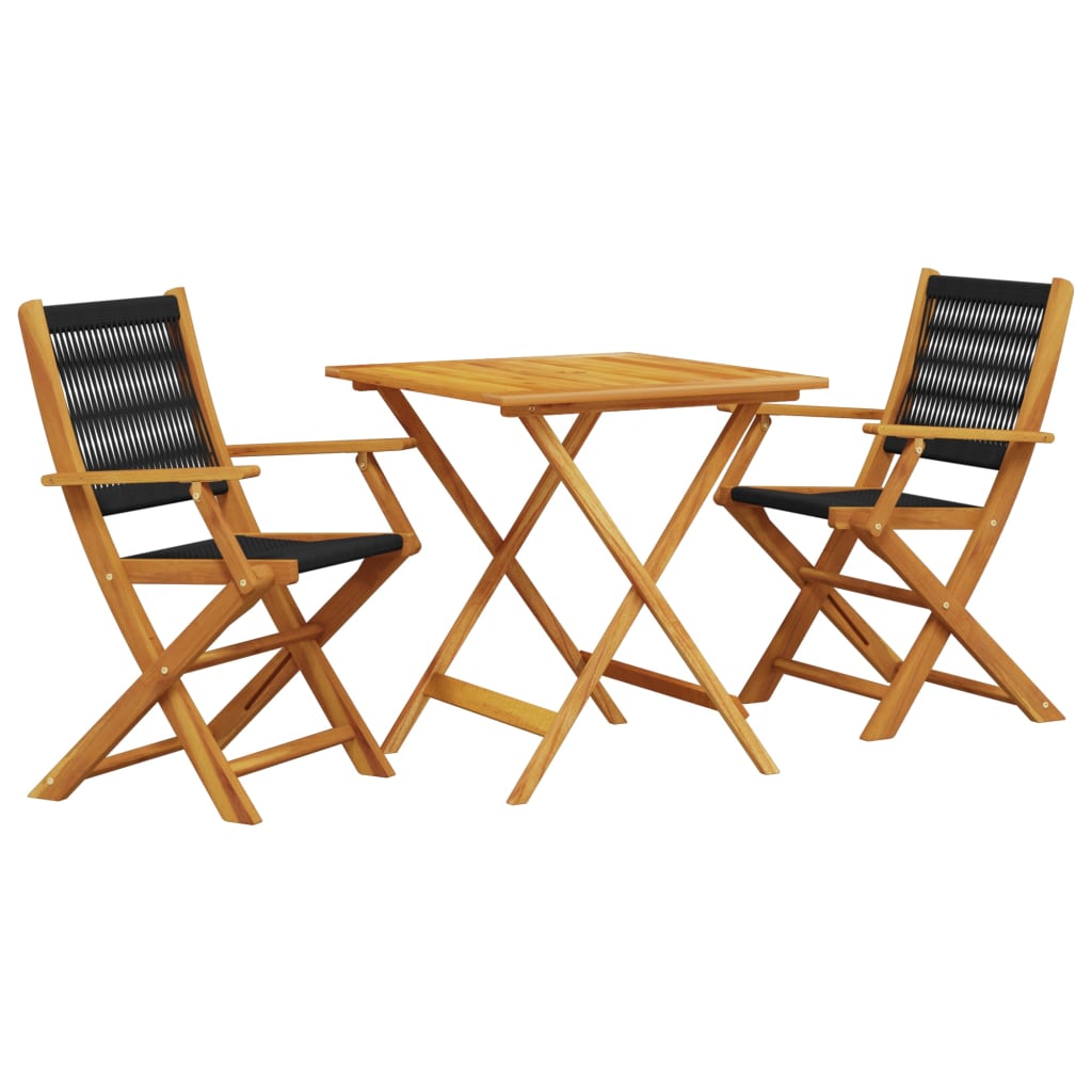 8721102665059_a_en_hd_1 vidaXL 3 Piece Bistro Set Black Polypropylene and Solid Wood - Image 2