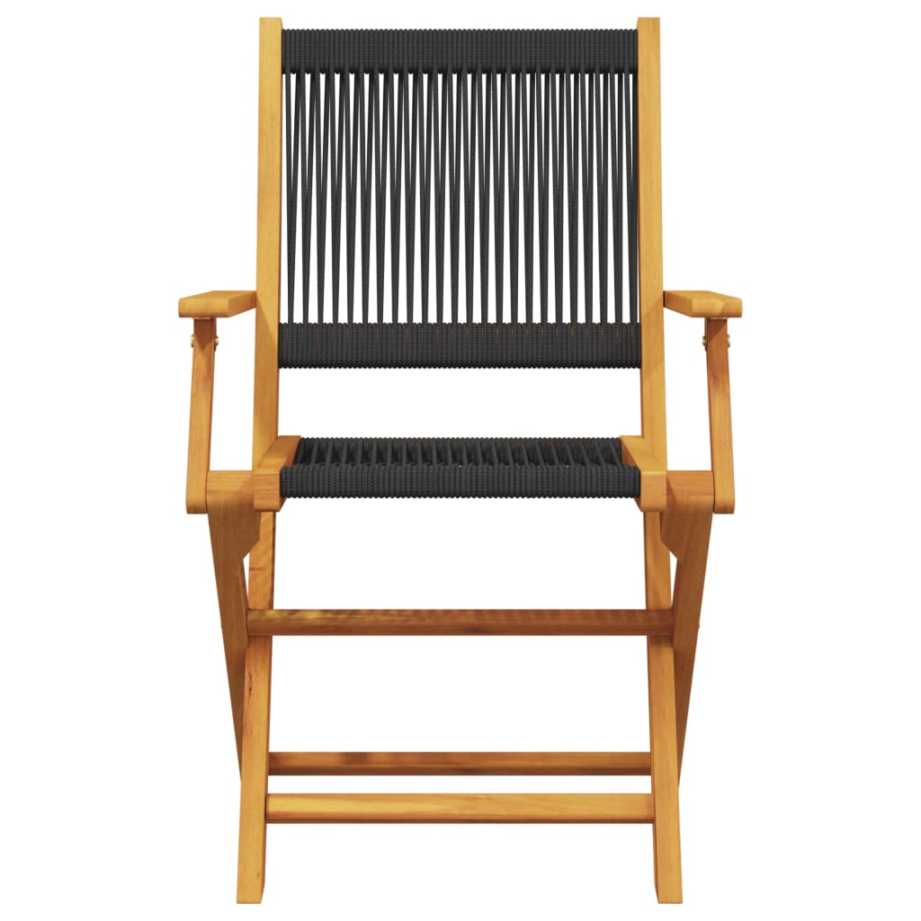8721102665059_g_en_hd_1 vidaXL 3 Piece Bistro Set Black Polypropylene and Solid Wood - Image 3