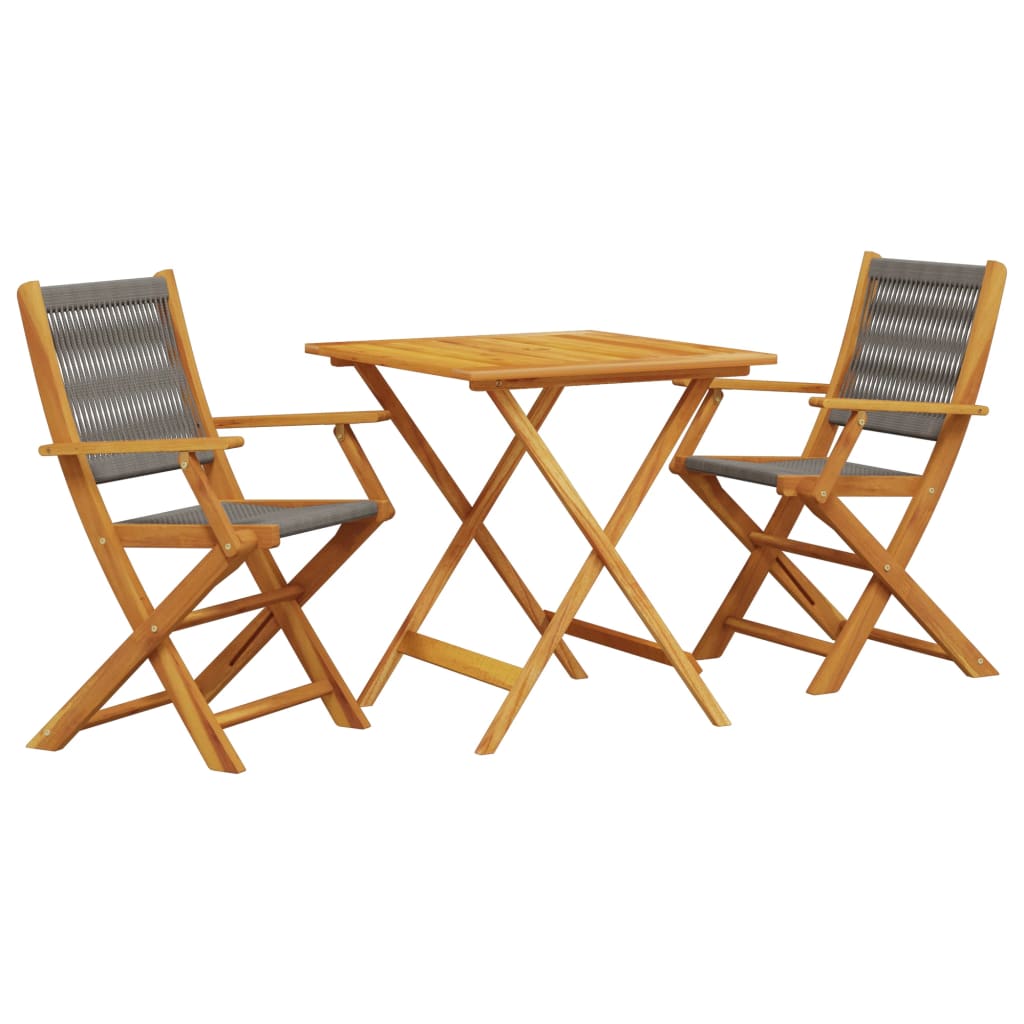 8721102665066_a_en_hd_1 vidaXL 3 Piece Bistro Set Grey Polypropylene and Solid Wood - Image 2