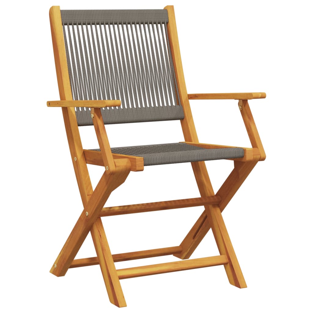 8721102665066_g_en_hd_3 vidaXL 3 Piece Bistro Set Grey Polypropylene and Solid Wood - Image 5