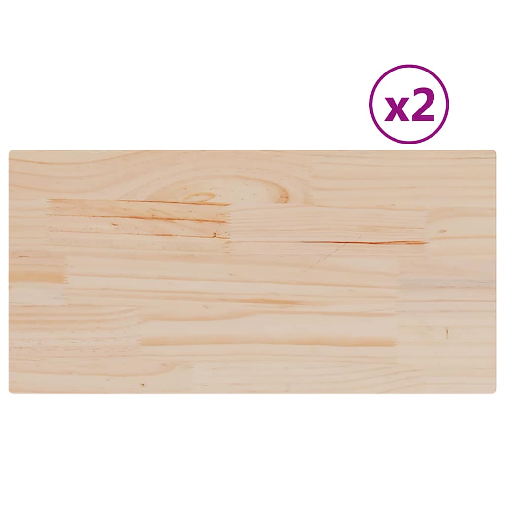 8721102673368_a_en_hd_1 vidaXL Table Tops 2 pcs 90x45x1.7 cm Rectangular Solid Wood Pine - Image 2