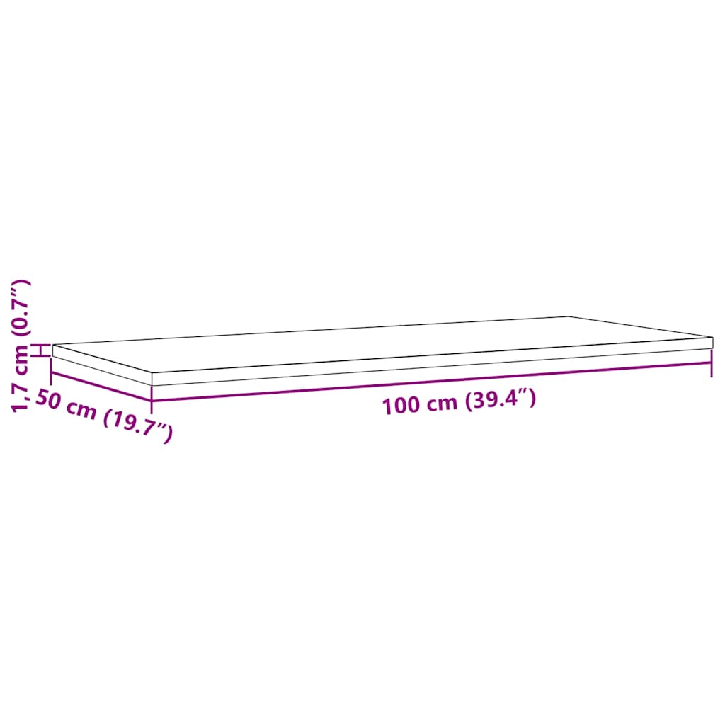 8721102673375_g_en_hd_7 vidaXL Table Top 100x50x1.7 cm Rectangular Solid Wood Pine - Image 9
