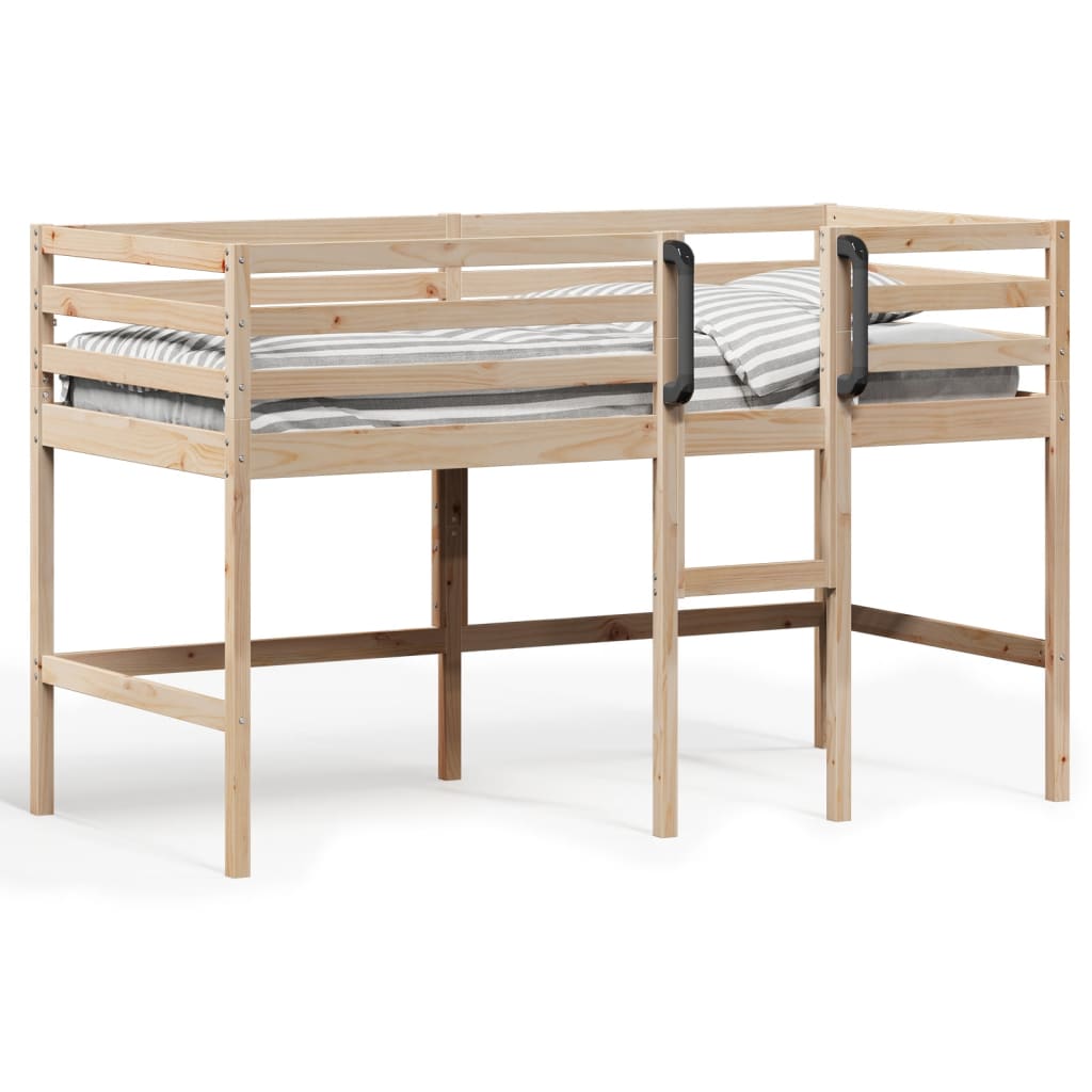 8721102673573_g_en_hd_1 vidaXL Kids' Loft Bed without Mattress 92x187 cm Single Solid Wood Pine - Image 3