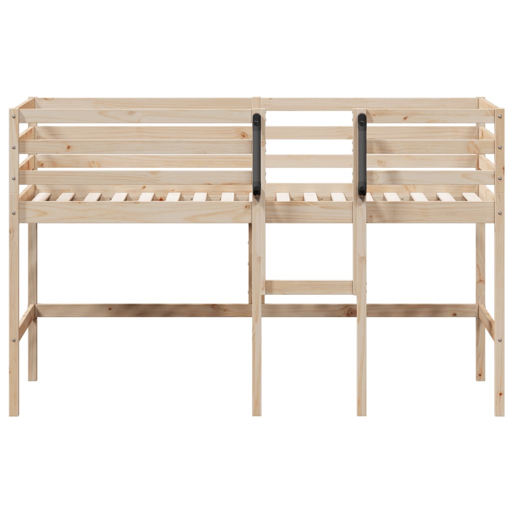8721102673573_g_en_hd_2 vidaXL Kids' Loft Bed without Mattress 92x187 cm Single Solid Wood Pine - Image 4