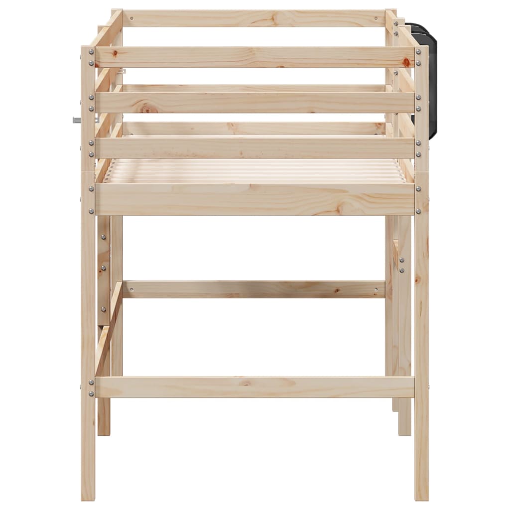 8721102673573_g_en_hd_3 vidaXL Kids' Loft Bed without Mattress 92x187 cm Single Solid Wood Pine - Image 5
